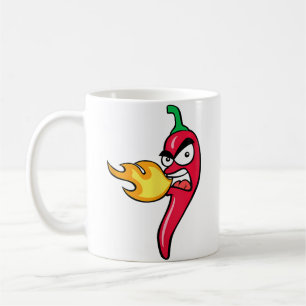Lustige Chili-Schote Heiße Habanero-Umarmung Geist Kaffeetasse