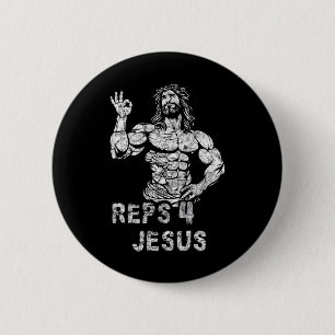 Lustige christliche Wiederholungen für Jesus Lusti Button