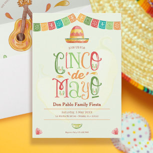 Lustige Cinco de Mayo Fiesta Party Einladung