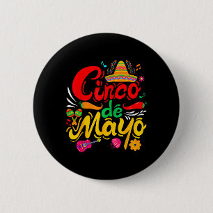 Lustige Cinco De Mayo Mexikanische Fiesta-Party 5 Button