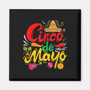 Lustige Cinco De Mayo Mexikanische Fiesta-Party 5  Magnet