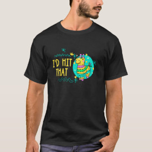 Lustige Cinco De Mayo Mexikanische Party Ich Würde T-Shirt