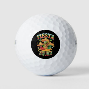Lustige Cinco De Mayo-Mexikanische Party-Truppe Golfball