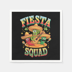 Lustige Cinco De Mayo-Mexikanische Party-Truppe Serviette