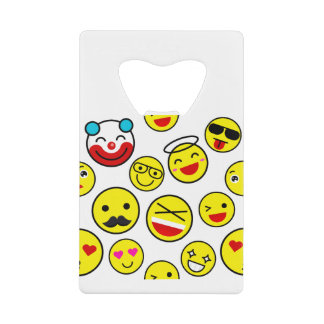 lustige Clown Emojis Geldbeutel Flaschenöffner