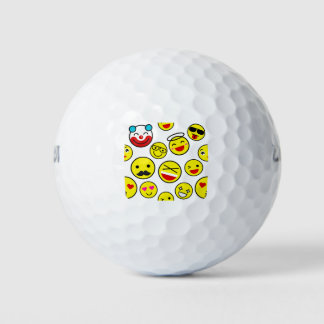 lustige Clown Emojis Golfball