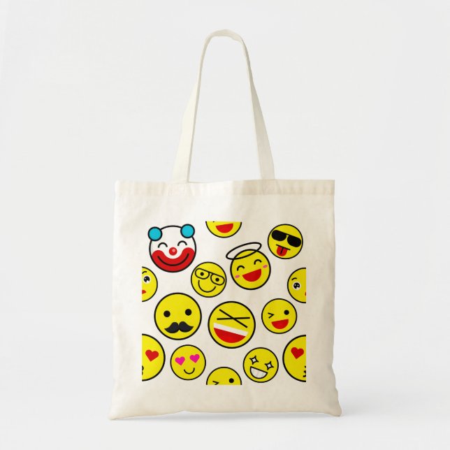 lustige Clown Emojis Tragetasche (Vorne)
