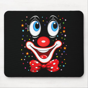 Lustige Clown-Kostüme für Frauen für Kinderkarneva Mousepad