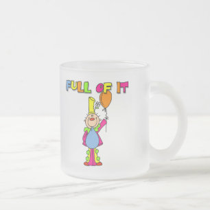 Lustige Clown-T-Shirts und Geschenke Mattglastasse