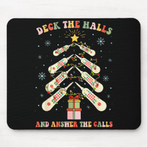 Lustige Cna-Krankenschwester Weihnachten Medizinis Mousepad