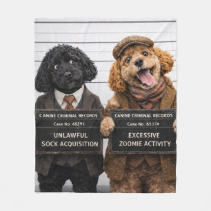Lustige Cockapoo-Decke   Geschenk für Hundebesitze Fleecedecke