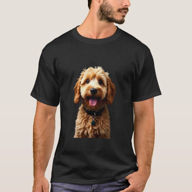 Lustige Cockapoo-Grafik für Cockapoo-Fans Ich lieb T-Shirt (Vorderseite)