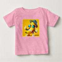 Lustige coole Banane