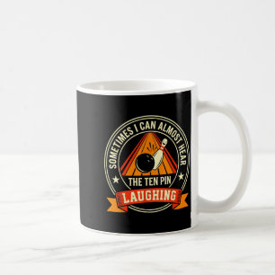 Lustige coole Bowling-Männer Papa Bowler Spaß verr Kaffeetasse