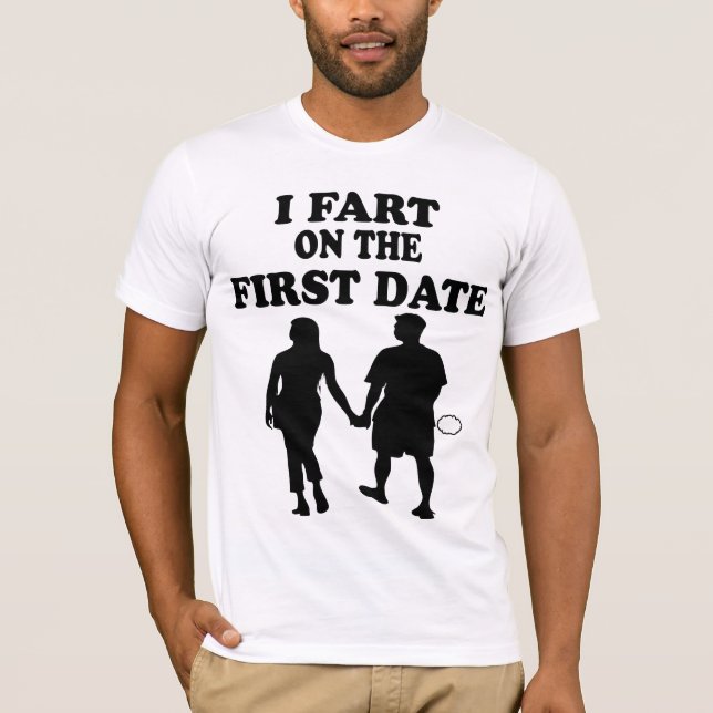 Lustige coole i-Furz auf der ersten T-Shirt (Vorderseite)