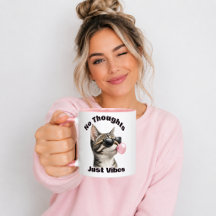 Lustige Coole Katze Nur Vibes