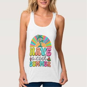 Lustige coole Sommer-Wortkunst Strand Tank Top
