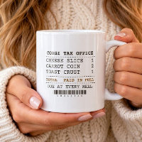 Lustige Corgi-Tasse 'Corgi-Steuer: Eine Käsescheib