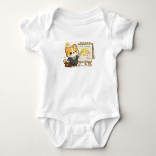 Lustige Corgi-Wetter-Schlafchance Baby Strampler