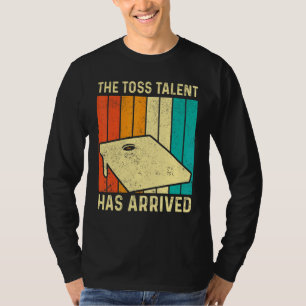 Lustige Cornhole Mais Loch Retro Die Wurf Talent H T-Shirt