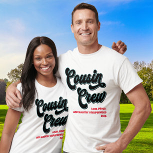 Lustige Cousin-Crew-Familientreffen T-Shirt