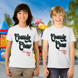Lustige Cousin-Crew Offizielle Familienzusammenkun Tri-Blend Shirt