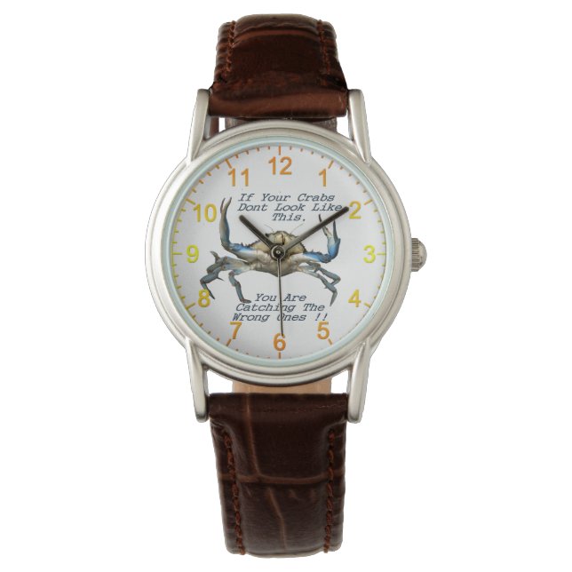 Lustige Crabs, Ladys Wristwatch Armbanduhr (Vorderseite)