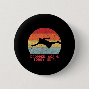 Lustige Cricket-Geschenke England Indien Pakistan  Button