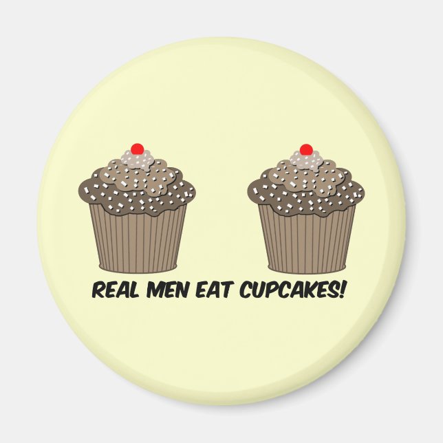 lustige Cupcakes Magnet (Vorne)