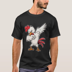 Lustige Dabbing-Hühner-Farm-Tier-Dab-Tanz-Humor T-Shirt