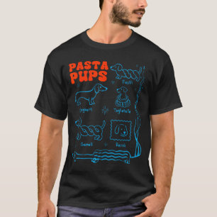 Lustige Dackel Wiener Hund Pasta Foodie Nudel T-Shirt