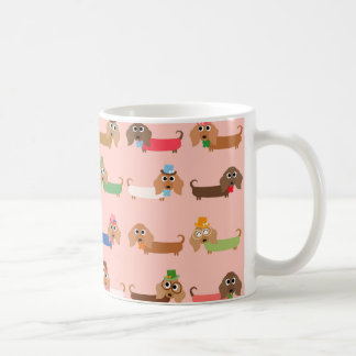 Lustige Dackeln Kaffeetasse