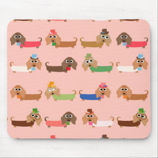 Lustige Dackeln Mousepad