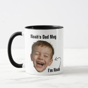 Lustige Dad-Foto-Gesichtstasse - Individuelles Sch Tasse