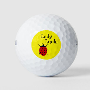 Lustige Damen Marienkäfer-Thema Golfball