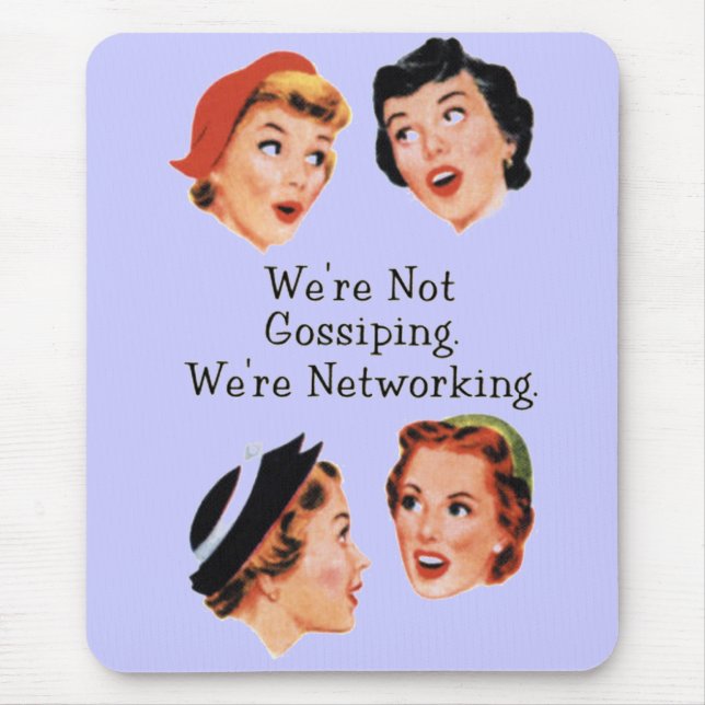 Lustige Damen Mousepad (Vorne)