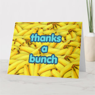 Lustige Dankeschön-Grußkarte Witz Humorvolle Banan Dankeskarte