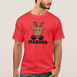 lustige Dasher-Schnurrbart T-Shirt
