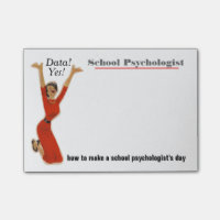 Lustige Daten gefahrene Schulpsychologe-klebrige