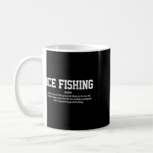 Lustige Definition des Eisanglers als Geschenk Kaffeetasse