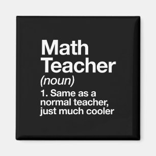 Lustige Definition für Mathelehrer Byck Zur Schule Magnet