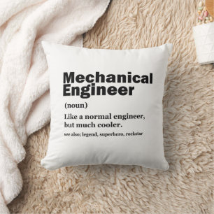 Lustige Definition Maschinenbauingenieur Ingenieur Kissen
