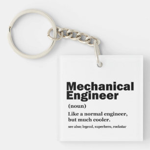 Lustige Definition Maschinenbauingenieur Ingenieur Schlüsselanhänger