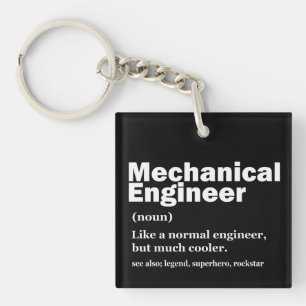 Lustige Definition Maschinenbauingenieur Ingenieur Schlüsselanhänger