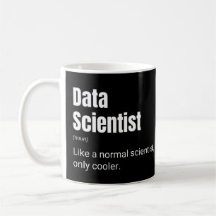 Lustige Definition von Data Scientist Cool Analyst Kaffeetasse