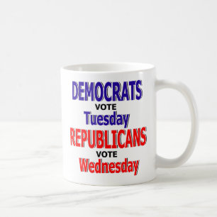 Lustige Demokrat-Kaffee-Tasse Kaffeetasse