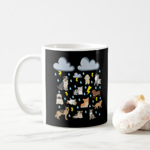 Lustige deutsche Redewendung Hundewetter Welpen Kaffeetasse