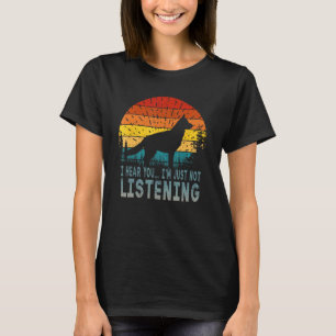 Lustige Deutsche Schäferhund-Zitate Hunde Liebhabe T-Shirt