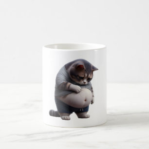 Lustige Dicke Katze Fette Chonk Katze Katzenliebha Kaffeetasse