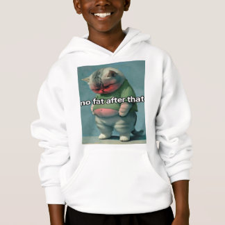 Lustige dicke Katzen-Fitness-Motivation – 'Keine F Hoodie